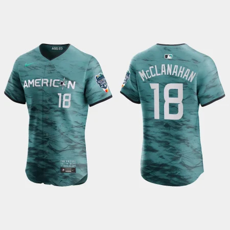 Shane McClanahan American League 2023 MLB All-Star Game Elite Jersey – Teal