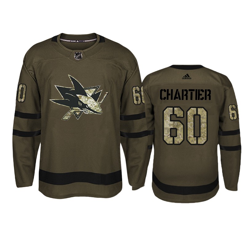 Sharks Rourke Chartier Camo Military Jersey