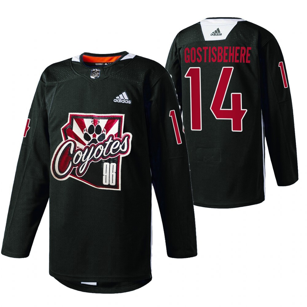 Shayne Gostisbehere Jersey Arizona Coyotes Throwback Night 2021 Black Special