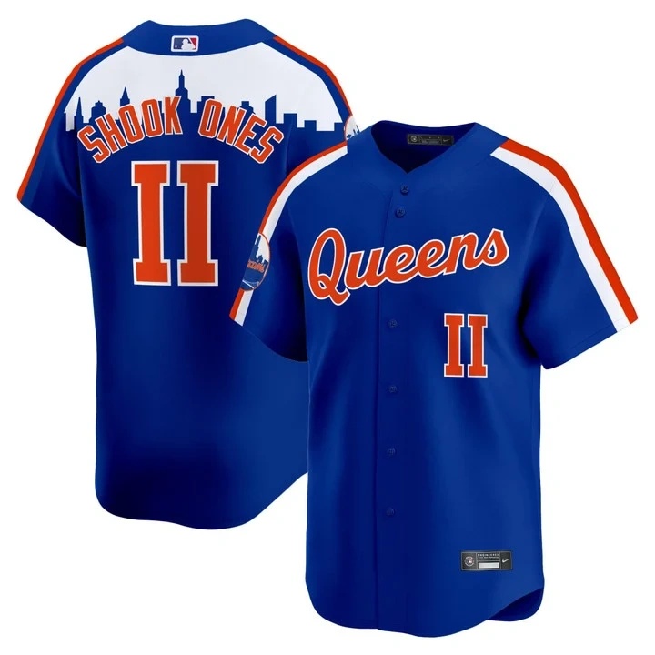 Shook Ones II New York Mets Royal Blue Jersey