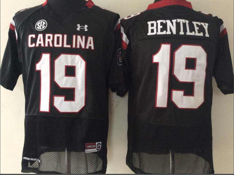 South Carolina Gamecock Black #19 BENTLEY Jersey