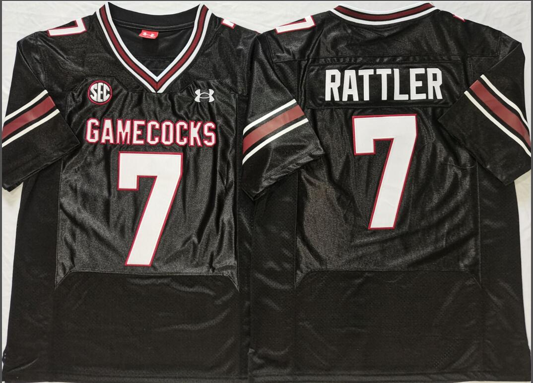 South Carolina Gamecock Black #7 RATTLER Jersey
