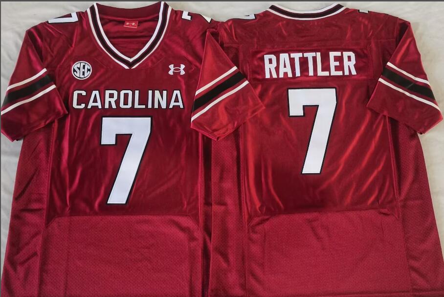 South Carolina Gamecock Red #7 RATTLER Jersey