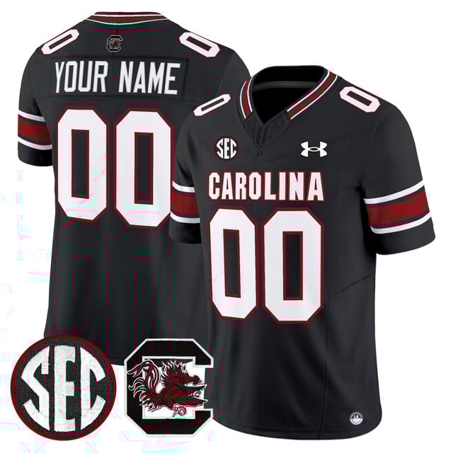 South Carolina Gamecocks 2025 Vapor Limited Custom Jersey black