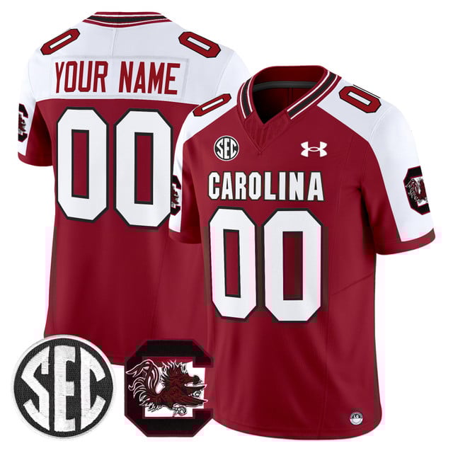 South Carolina Gamecocks 2025 Vapor Limited Custom Jersey red