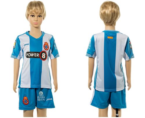 Spain Blank Home Kid Soccer Country Jersey