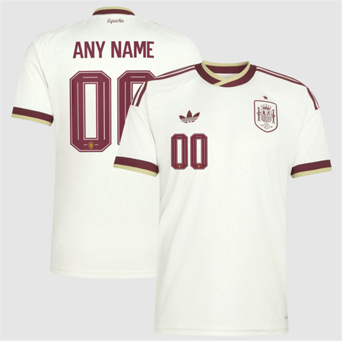 Spain National Team adidas 2026 Away Replica Custom Jersey