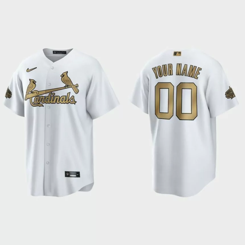 St. Louis Cardinals Custom 2022 MLB All-Star Game Replica Jersey – White
