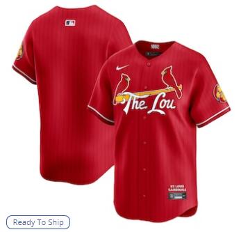 St. Louis Cardinals Nike 2024 City Connect Limited Jersey - Red
