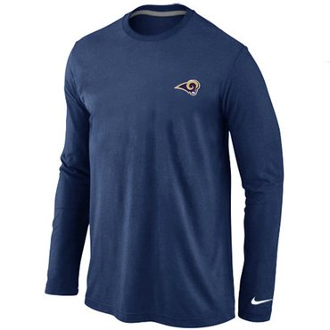 St. Louis Rams Sideline Legend Authentic Long Sleeve T-Shirt D.Blue