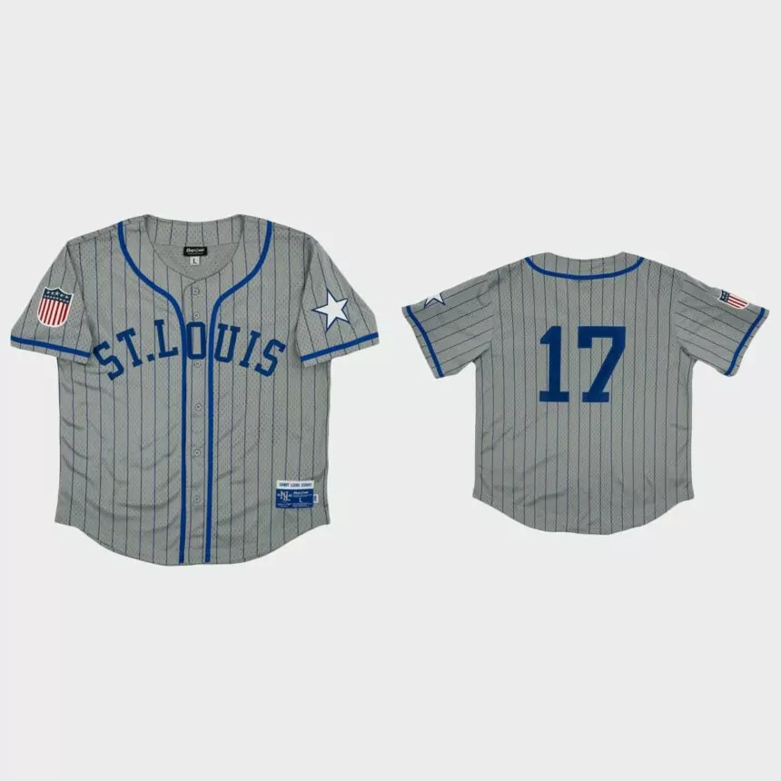 St. Louis Stars #17 Rings & Crwns Mesh Replica Jersey – Gray.jpg