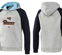 St.Louis Rams Critical Victory Pullover Hoodie Grey & Blue
