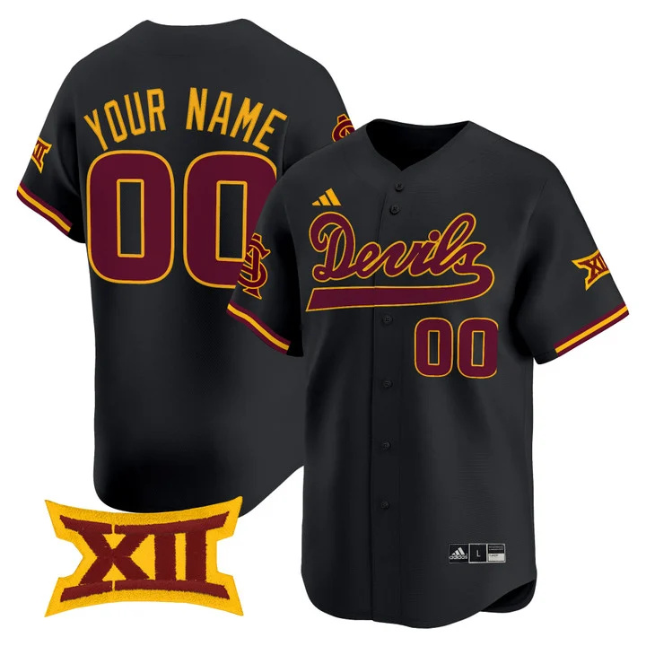 Sun Devils Softball Vapor Premier Limited Custom Jersey black
