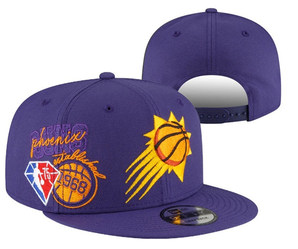 Suns Purple Snapback Hat --YD