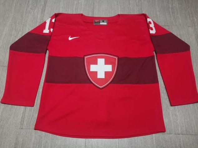 Swiss ice hockey jersey