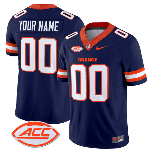 Syracuse Orange 2025 Vapor Limited Custom Jersey navy
