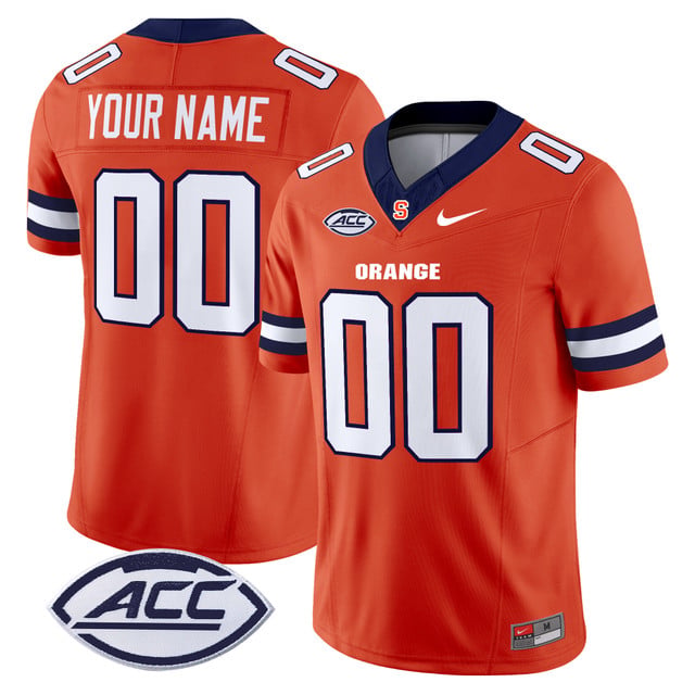 Syracuse Orange 2025 Vapor Limited Custom Jersey orange