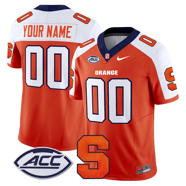 Syracuse Orange 2025 Vapor Limited Custom Jersey orange white