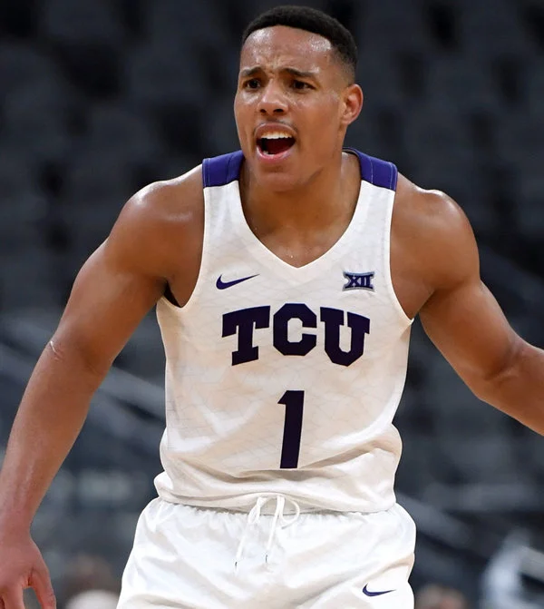 TCU Horned Frogs #1 Desmond Bane 2020 White Basketball Jersey 