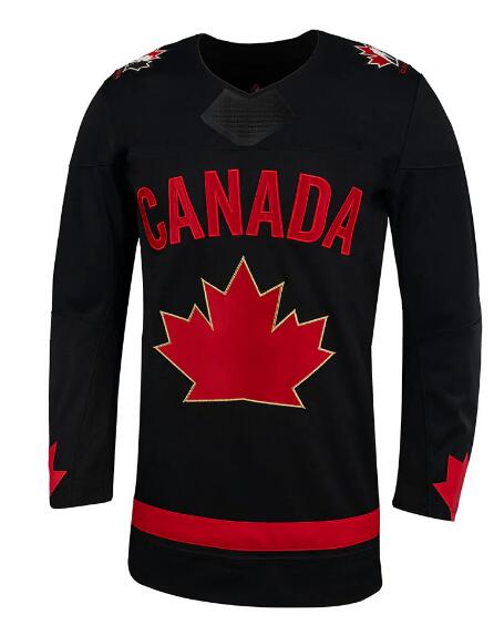 TEAM CANADA ADULT BLACK HOCKEY JERSEY