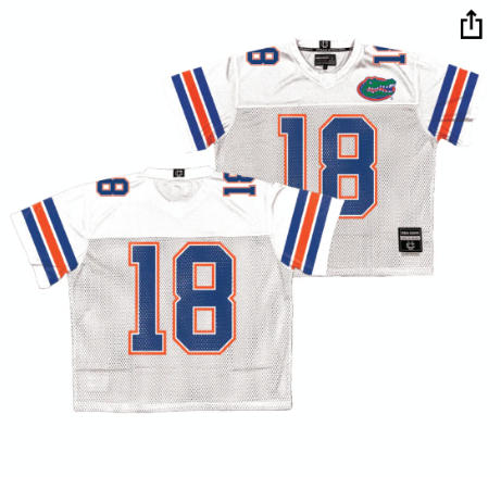 THROWBACK FOOTBALL 18 JERSEY