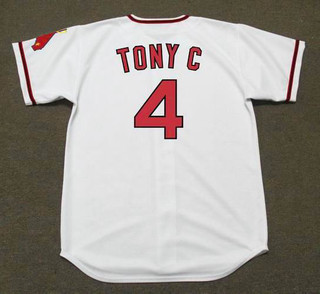 TONY CONIGLIARO California Angels 1971 Home Majestic Baseball Throwback Jersey