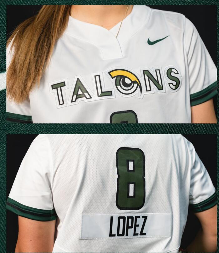 Talons White Softball Jerseys