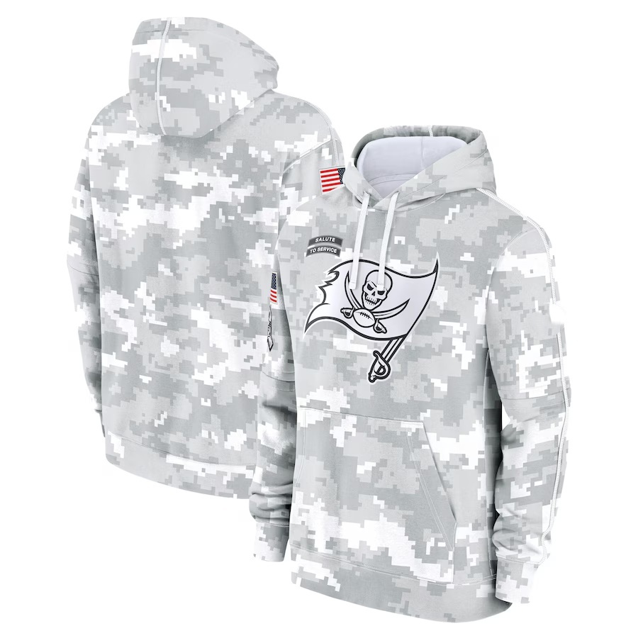 Tampa   Bay Buccaneers 2025  Salute to Service  Limited Football Stitched hoodie   Jersey