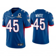Tampa Bay Buccaneers #45 Devin White Royal Game 2022 NFC Pro Bowl Jersey