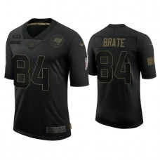 Tampa Bay Buccaneers #84 Cameron Brate Black 2020 Salute to Service Limited Jersey