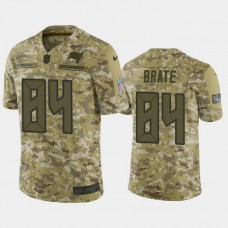 Tampa Bay Buccaneers Cameron Brate #84 Camo Jersey 2018 Salute to Service
