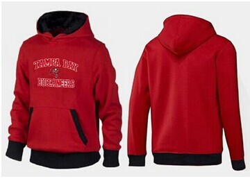 Tampa Bay Buccaneers Heart & Soul Pullover Hoodie Red & Black