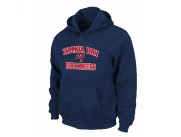 Tampa Bay Buccaneers Heart Soul Pullover Hoodie DBlue