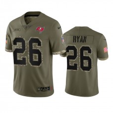 Tampa Bay Buccaneers Logan Ryan Nike Olive 2022 Salute To Service Limited Jersey