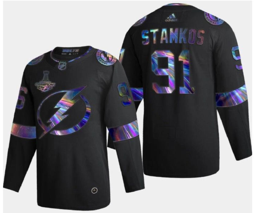Tampa Bay Lightning 91 STAMKOS HOCKEY JERSEY