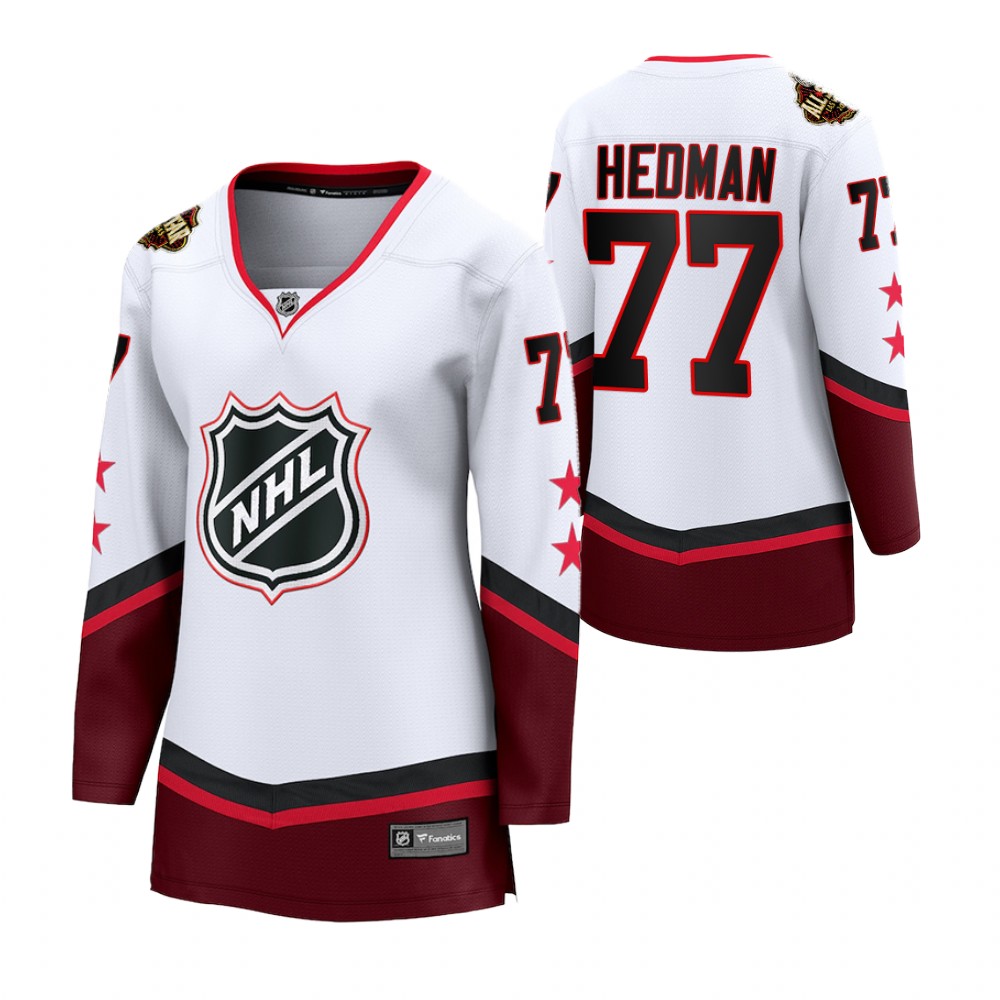 Tampa Bay Lightning Victor Hedman Women White 2022 NHL All-Star Jersey