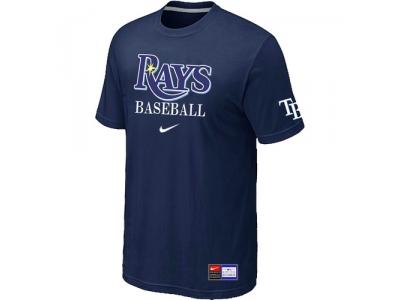 Tampa Bay Rays D.Blue NEW Short Sleeve Practice T-Shirt