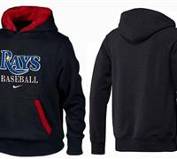 Tampa Bay Rays Pullover Hoodie Black & Red