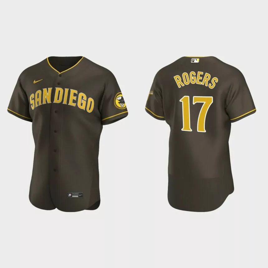 Taylor Rogers San Diego Padres Authentic Road Jersey – Brown