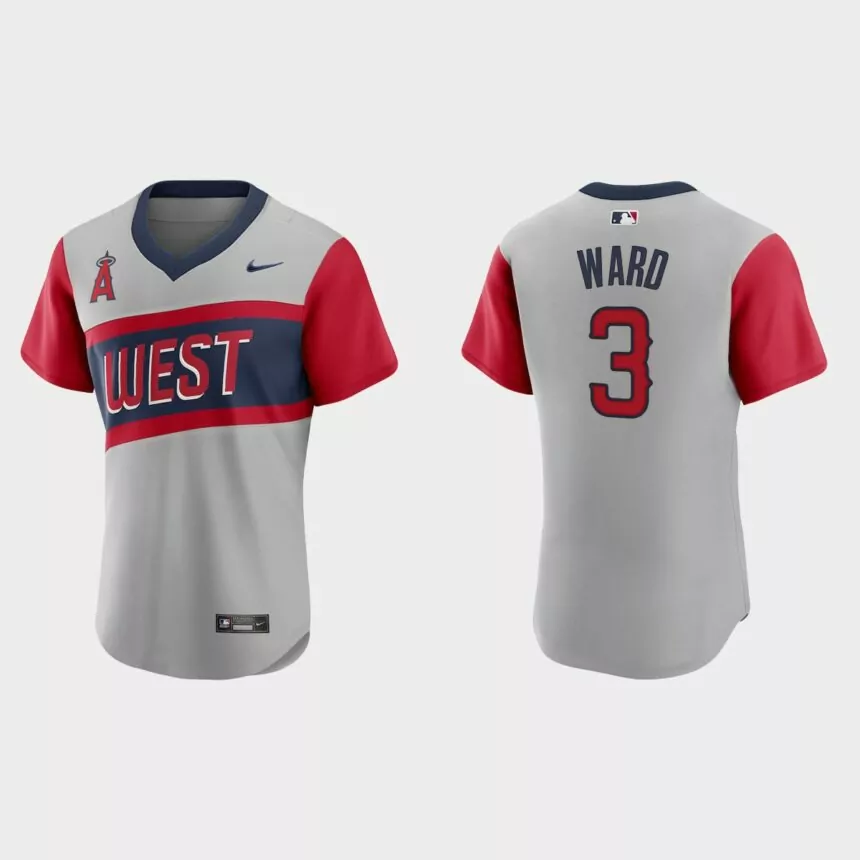 Taylor Ward Los Angeles Angels 2021 Little League Classic Road Authentic Jersey – Gray