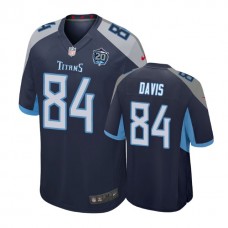 Tennessee Titans #84 Corey Davis 20th Anniversary Game Navy Jersey