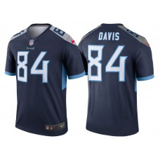 Tennessee Titans #84 Corey Davis Navy Legend Jersey