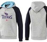 Tennessee Titans Critical Victory Pullover Hoodie Grey & Blue