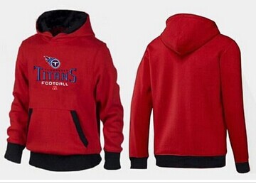 Tennessee Titans Critical Victory Pullover Hoodie Red & Black