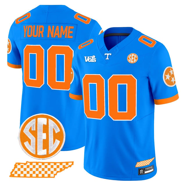 Tennessee Volunteers 'Blue Blaze Edition' Vapor Limited Custom Jersey