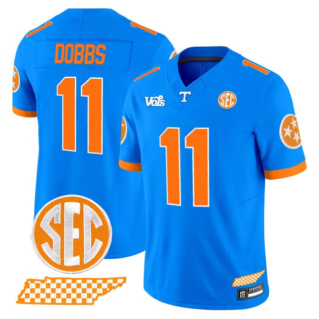 Tennessee Volunteers 'Blue Blaze Edition' Vapor Limited Jersey#11 JOSHUA DOBBS