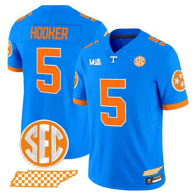 Tennessee Volunteers 'Blue Blaze Edition' Vapor Limited Jersey#5 HENDON HOOKER