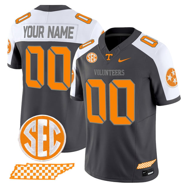 Tennessee Volunteers 2025 'Smokey Grey Series' Vapor Limited Custom Jersey V2