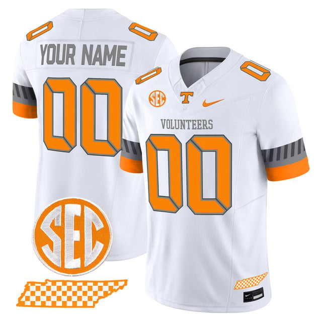 Tennessee Volunteers 2025 'Smokey Grey Series' Vapor Limited Custom Jersey V2 WHITE