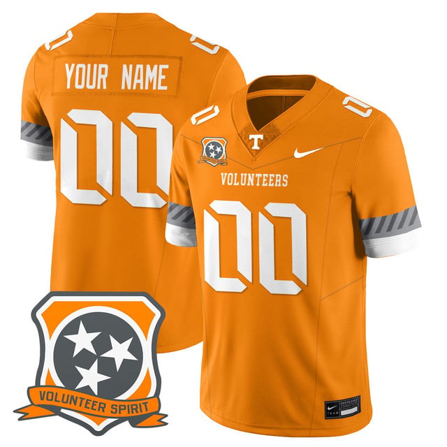 Tennessee Volunteers 2025 Spirit Custom Jersey ORANGE